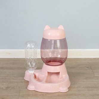 2.2L Pet Hond Kat Automatische Feeder Kom Voor Honden Drinken Water 528Ml Fles Kitten Bowls Trage Voedsel Voeden Container levert Premium blauw