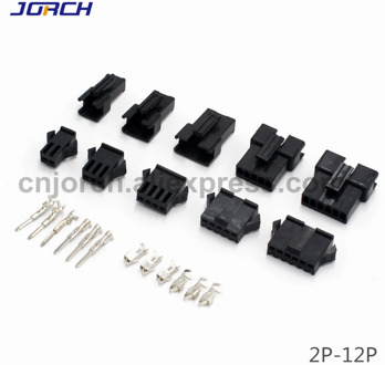 2/3/4/5/6/7/8/9/10/11/12 Pin Pitch 2.54mm SM Female and Male wire connector housing SM-2P SM-2R JST SM2.54