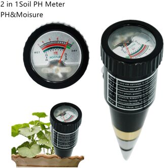2/3/4/5 In 1 Bodem Ph Meter Vocht Monitor Zonlicht Intensiteit Temp Tester Bodem Water ph Lichte Meter Tuin Test Tool Voor Planten 2 in 1