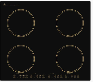 2 3 / 4 Heads Bulit-in Hobs Induction Infrared Cooker Embedded Built in Electromagnetic Cooking Burner High Power Hot Pot Stove