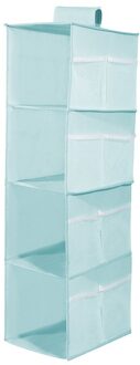 2/3/4 Lagen Garderobe Opknoping Opbergdoos Tussenlaag Lade Soort Hangers Opbergzakken Muur Kast Schoen Planken Organizer licht blauw / 3 Layers