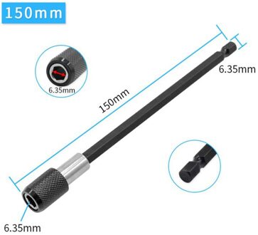 2/3.5/4/5 ''Elektrische Scrubber Borstel Boor Verlengstuk Allesreiniger Auto Detaillering Borstel Gereedschap Velg Borstel Set car Cleaning 15cm Extension rod