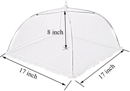2/3/6/8Pcs Voedsel Cover Mesh Scherm Tent Paraplu Inklapbare Outdoor Bbq Picknick Voedsel Covers patio Bug Netto Out Flie Muggen # G30 8stk