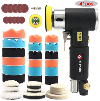 2/3 Inch Random Orbital Air Sander, Mini Pneumatic Sander for Auto Body Work, Dual Action Polisher, air sander For Polishing