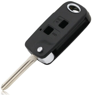 2/3 Knoppen Gewijzigd Flip Remote Key Shell Case Fob Voor Toyota Corolla Yaris Carina Camry Avensis Voor Lexus TOY43/TOY47/TOY48 6