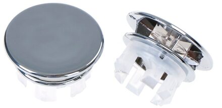 2/3Pcs Wastafel Ronde Overloop Cover Ring Insert Vervanging Netjes Chrome Trim Badkamer Accessoires Galvaniseren 2stk