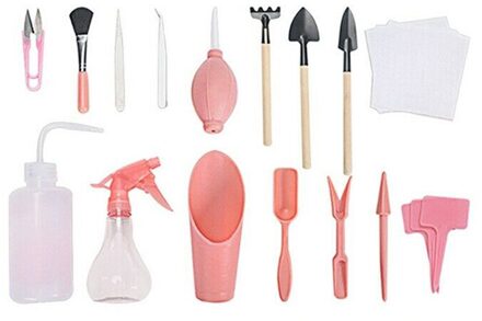 2/4/12/16Pcs Tuin Planter Kit Diy Zaaien Vetplanten Transplantatie Zaailingen Geplant Tool Bonsai Meststof boren Apparaat 1 Set