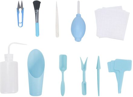 2/4/12/16Pcs Tuin Planter Kit Diy Zaaien Vetplanten Transplantatie Zaailingen Geplant Tool Bonsai Meststof boren Apparaat 1 Set