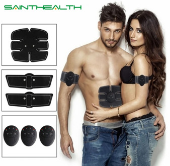 2/4/6/8pcs Set Hip Trainer Abdominal machine electric muscle stimulator ABS ems Trainer Body slimming Massage without retail box