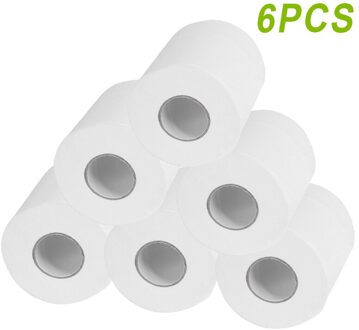 2/4/6 Roll Toiletpapier Bulk Roll Bad Tissue Badkamer Witte Zachte 4 Ply Voor Thuis E2S