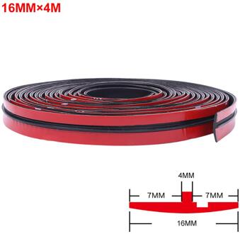 2/4/6Meter Auto Deur Afdichting Auto Dak Voorruit Kit Protector Rubber Geluidsisolatie Ruisonderdrukking Auto afdichtstrip wit