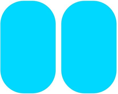 2/4/8Pcs Auto Side Achteruitkijkspiegel Waterdicht Anti-Fog Film Zijruit Glas Film Kan bescherm Uw Vision Rijden Op Regenachtige Dagen 2stk 100x150