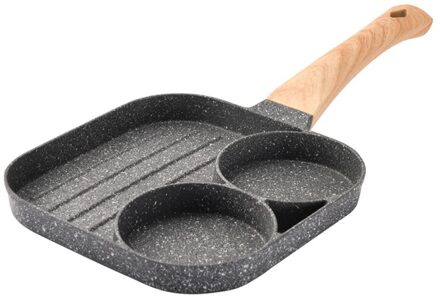 2/4 Gat Frituren Pot Pan Verdikte Omelet Pan Non-stick Ei Pannenkoek Steak Pan Koken Ei Ham Pannen Ontbijt maker Kookgerei Two hole