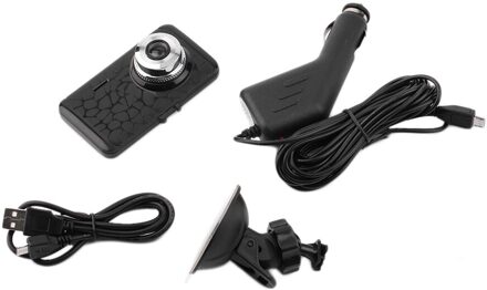 2.4 Inch Tft Lcd-scherm Infrarood Night Auto 1280*720 Bewegingsdetectie Auto Camcorder Recorder Zwart