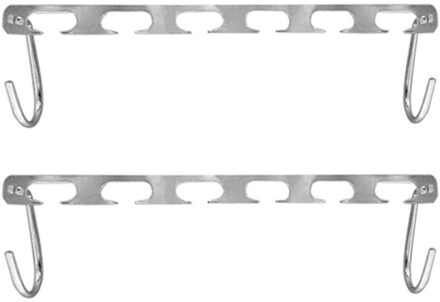 2/4 Stuks Metalen Kleerhangers Shirts Netjes Hangers Closet Ruimtebesparend Praktische Rekken Kleding Organizer Hangers Voor Kleding 2stk