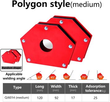 2/4 Stuks Sterke Pijl Magneet Lassen Houders Multi-Hoek Magnetische Lassen Klepstandsteller Fixer Ferriet Power Locator Gereedschap F 2stk