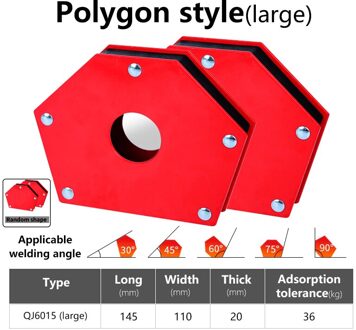 2/4 Stuks Sterke Pijl Magneet Lassen Houders Multi-Hoek Magnetische Lassen Klepstandsteller Fixer Ferriet Power Locator Gereedschap G 2stk