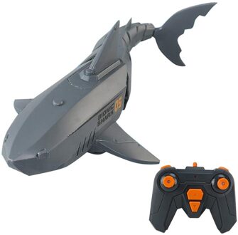 2.4G Afstandsbediening Haai Speelgoed Zwemmen Usb Oplaadbare Submarine Model Kinderen Speelgoed Partij Decoratie grijs