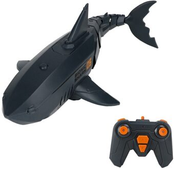 2.4G Afstandsbediening Haai Speelgoed Zwemmen Usb Oplaadbare Submarine Model Kinderen Speelgoed Partij Decoratie zwart