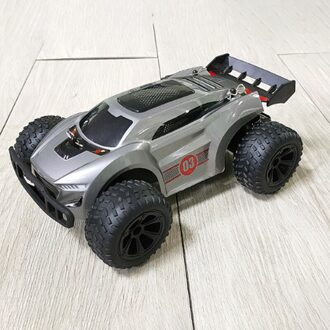 2.4G Afstandsbediening High-Speed Drift Klimmen Off-Road Voertuig Model Lichten Kinderen Jongen Speelgoed zilver