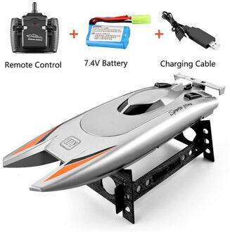 2.4G Dual Boot Afstandsbediening Boot Met Hoge Snelheid Boot Rc Boot Submarine Rc Boot Water Sport Radio-Controlled boot ToyBoat001-grijs