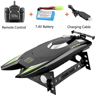 2.4G Dual Boot Afstandsbediening Boot Met Hoge Snelheid Boot Rc Boot Submarine Rc Boot Water Sport Radio-Controlled boot ToyBoat001-zwart