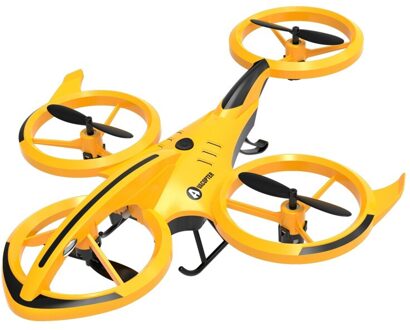 2.4G Vier As Leapfrog Drone Stunt Afstandsbediening Drone Mini Vier As Leapfrog Draaien Rond Modelvliegtuigen geel