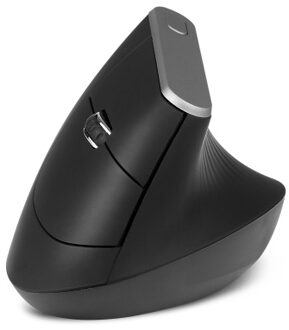 2.4G Wireless Optical Mouse Vertical Mouse 6 Keys Ergonomic Mice with 3-gear Adjustable DPI for PC Laptop Black