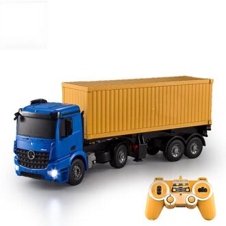 2.4GHZ Afstandsbediening Speelgoed Container Container Grote Vrachtwagen Model Transportvoertuig Opladen Dynamische Afstandsbediening Speelgoed 1:20