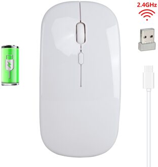 2.4Ghz Draadloze Muis Computer Bluetooth Muis Stille Slim Oplaadbare Ergonomische Muis Usb Optische Muizen Voor Laptop Pc 03