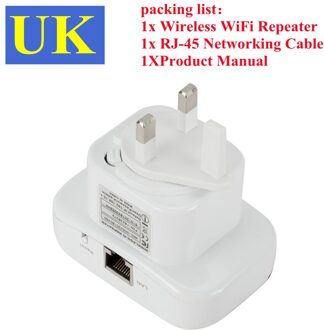 2.4Ghz Wifi Repeater Draadloze Wifi Extender 300Mbps Wifi Netwerk Versterker 802.11N Long Range Wifi Signaal Booster Wifi Repiter UK