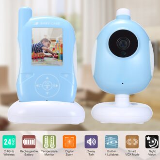 2.4in 2.4Ghz Draadloze Babyfoon Camera Ondersteuning Auto Paar Plug En Play 2-Weg Talk Ir Night View home Surveillance Beveiliging AU plug