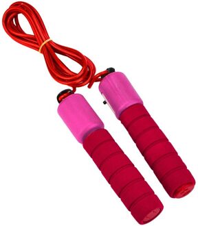 2.4M Kids Kinderen Springtouw Springtouw Verstelbare Lengte Automatische Tellen Sport Count Kenmerken Rood