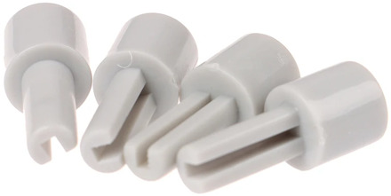 2/4pcs Mixer Potentiometer Lengthening Shaft Grey Plastic Extension Shaft