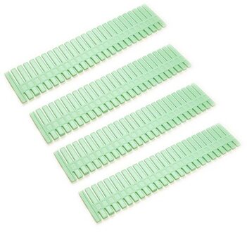 2/4Pcs Plastic Diy Grid Lade Verstelbare Separator Divider Kabinet Diy Grid Huishoudelijke Benodigdheden Organizer Gereedschap 4stk-groen