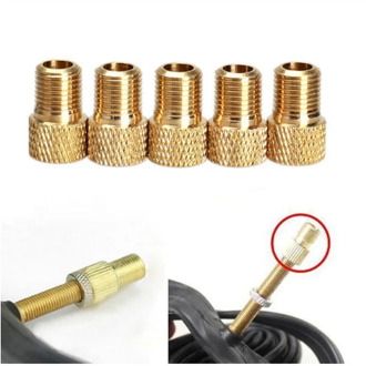 2/4PCS Valve Adapter Pump Convert Presta To Schrader Copper Valve Adaptor Wheels Gas Nozzle Tube Tool Bike Bicycle Accessories