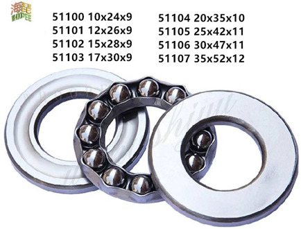 2-4pcsplane thrust bearing 51100 51101 51102 51103 51104 51105 51106 51107