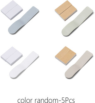 2/5/10 stks Toilet Seat Cover Steken Lifter Handvat Raak Hygiënisch Schoon Benodigdheden Badkamer Cover Wc seat Lifter kleur willekeurig-5stk