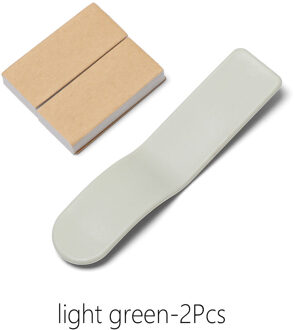 2/5/10 stks Toilet Seat Cover Steken Lifter Handvat Raak Hygiënisch Schoon Benodigdheden Badkamer Cover Wc seat Lifter licht groen-2stk