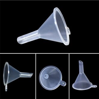 2/5/10 Stuks Kleine Plastic Voor Parfum Diffuser Fles Mini Vloeibare Olie Trechters Labs 2stk