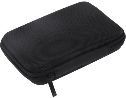 2.5 "3.5" Hdd Bescherm Zak Externe Usb Harde Schijf Schijf Carry Usb Cable Case Cover Pouch Oortelefoon Tas voor Pc Laptop Hard Disk Case 2.5 nee patroon zwart