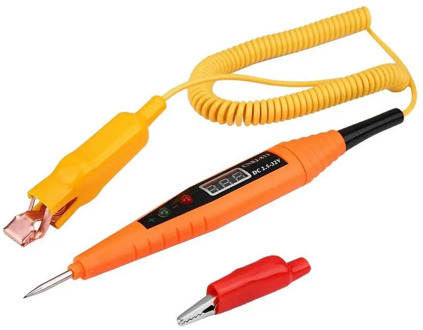 2.5-32V Car Digital Circuit Tester Pencil Electrical Diagnostic Tool Power Probe Voltage Test Pen Detector Copper LCD Screen
