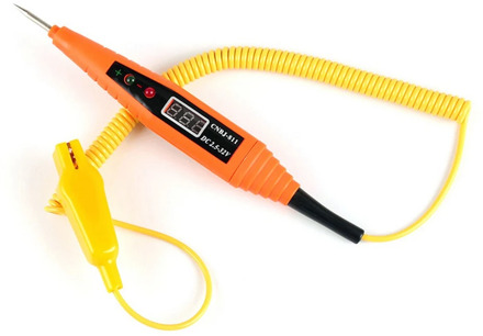 2.5-32V Car Digital Circuit Tester Pencil Electrical Diagnostic Tool Power Probe Voltage Test Pen Detector Copper LCD Screen