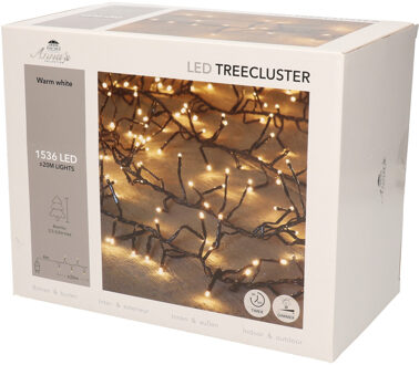 2,5-3m Treecluster 20m/1536led Warm Wit Anna's Collection