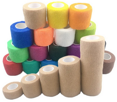 2.5/5/7.5/10/15 cm*4.5 m Breathable Elastic Bandage Self-adhesive Sport Protective Fixer Tape Medical Wrap Pet Bandage flex tape