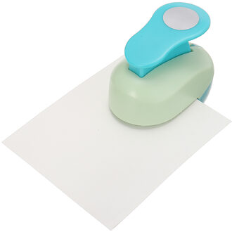 2.5 Cm Harde Abs + Metalen Grote Cirkel Ronde Papier Punch Craft Perforator Tool Kids Diy Plakboek Kaart Dunne papier Cutter 7*4.5*5.6 Cm