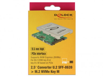 2.5 Converter U.2 SFF-8639 > M.2 NVMe Key M