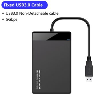 2.5 Inch Harde Schijf Behuizing Case 2.5 "Solid State Drive Hdd Maximale 200Gb Harde Schijf Behuizing Case Ondersteuning uasp