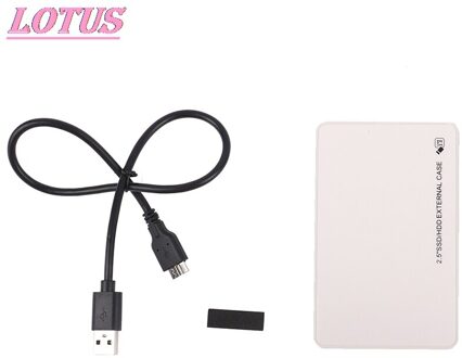 2.5 Inch Hdd Ssd Case USB3.0 Naar Sata Harde Schijf Doos 5Gbps Sd Disk Case Hotsale ZR3C951-WT