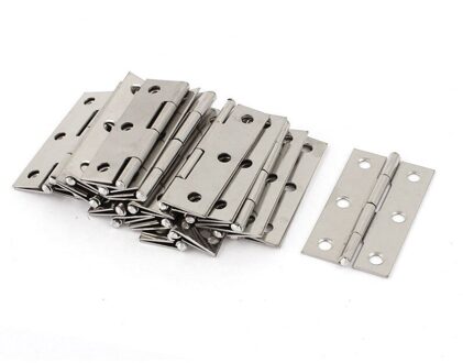 2.5 Inch Lange 6 Montagegaten Rvs Butt Scharnieren 20 Stuks (Pak Van 20)